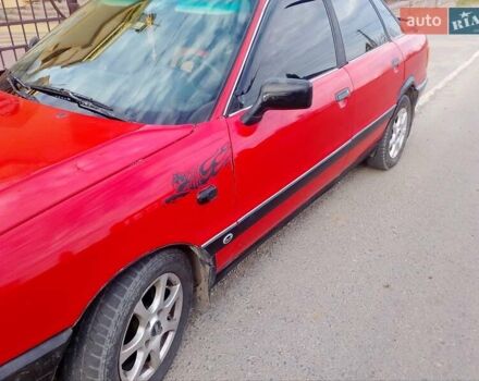 Красный Ауди 80, объемом двигателя 1.8 л и пробегом 318 тыс. км за 1650 $, фото 32 на Automoto.ua