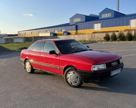 Красный Ауди 80, объемом двигателя 1.8 л и пробегом 410 тыс. км за 1500 $, фото 2 на Automoto.ua