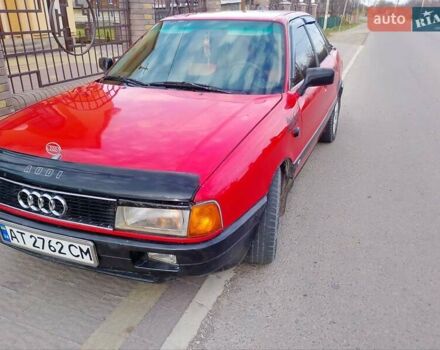 Красный Ауди 80, объемом двигателя 1.8 л и пробегом 318 тыс. км за 1650 $, фото 11 на Automoto.ua