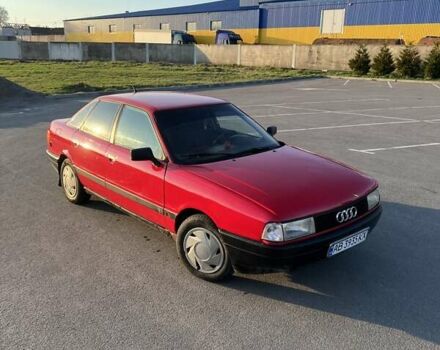 Красный Ауди 80, объемом двигателя 1.8 л и пробегом 410 тыс. км за 1500 $, фото 4 на Automoto.ua