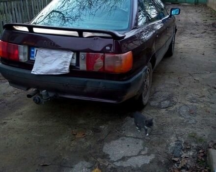 Красный Ауди 80, объемом двигателя 1.6 л и пробегом 0 тыс. км за 1300 $, фото 2 на Automoto.ua