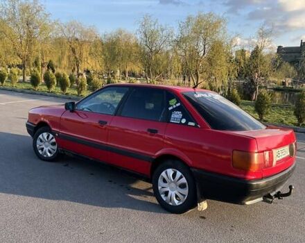Красный Ауди 80, объемом двигателя 1.8 л и пробегом 410 тыс. км за 1500 $, фото 5 на Automoto.ua