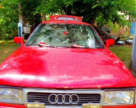 Красный Ауди 80, объемом двигателя 1.8 л и пробегом 450 тыс. км за 3000 $, фото 5 на Automoto.ua