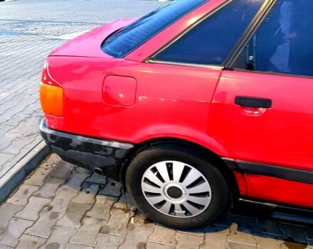 Красный Ауди 80, объемом двигателя 1.8 л и пробегом 320 тыс. км за 1500 $, фото 5 на Automoto.ua