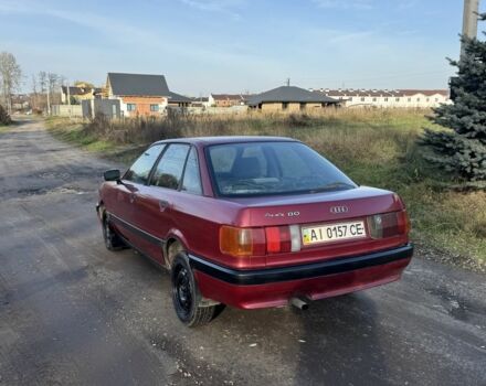 Красный Ауди 80, объемом двигателя 1.8 л и пробегом 250 тыс. км за 1200 $, фото 3 на Automoto.ua