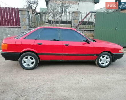 Красный Ауди 80, объемом двигателя 1.8 л и пробегом 1 тыс. км за 1550 $, фото 1 на Automoto.ua