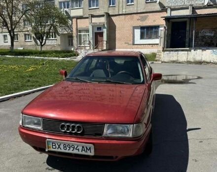 Красный Ауди 80, объемом двигателя 1.8 л и пробегом 190 тыс. км за 1850 $, фото 7 на Automoto.ua
