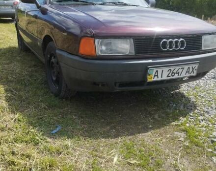 Червоний Ауді 80, об'ємом двигуна 1.8 л та пробігом 182 тис. км за 1700 $, фото 4 на Automoto.ua