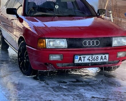 Красный Ауди 80, объемом двигателя 1.8 л и пробегом 360 тыс. км за 1600 $, фото 2 на Automoto.ua