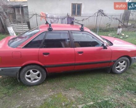 Красный Ауди 80, объемом двигателя 1.8 л и пробегом 290 тыс. км за 1300 $, фото 6 на Automoto.ua