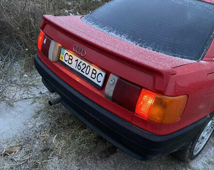 Червоний Ауді 80, об'ємом двигуна 2 л та пробігом 380 тис. км за 650 $, фото 3 на Automoto.ua