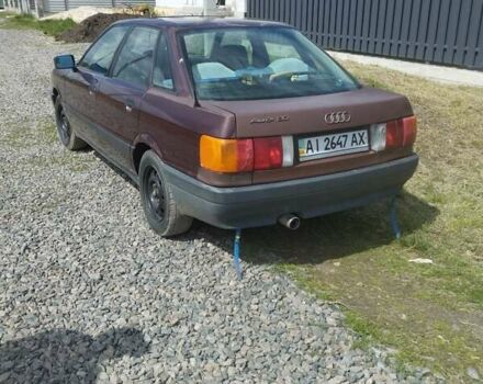 Червоний Ауді 80, об'ємом двигуна 1.8 л та пробігом 182 тис. км за 1700 $, фото 8 на Automoto.ua