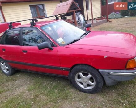 Красный Ауди 80, объемом двигателя 1.8 л и пробегом 290 тыс. км за 1300 $, фото 12 на Automoto.ua