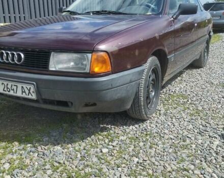 Червоний Ауді 80, об'ємом двигуна 1.8 л та пробігом 182 тис. км за 1700 $, фото 1 на Automoto.ua