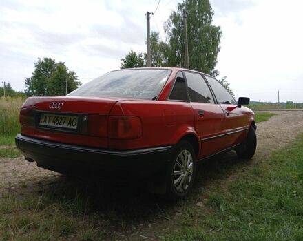 Красный Ауди 80, объемом двигателя 2 л и пробегом 300 тыс. км за 850 $, фото 3 на Automoto.ua