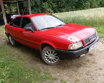 Красный Ауди 80, объемом двигателя 2 л и пробегом 300 тыс. км за 850 $, фото 6 на Automoto.ua