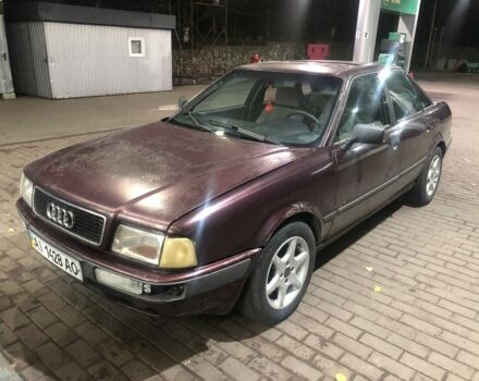 Красный Ауди 80, объемом двигателя 2 л и пробегом 260 тыс. км за 1600 $, фото 4 на Automoto.ua
