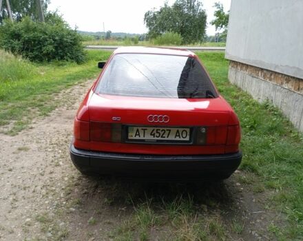 Красный Ауди 80, объемом двигателя 2 л и пробегом 300 тыс. км за 850 $, фото 4 на Automoto.ua