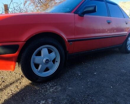 Червоний Ауді 80, об'ємом двигуна 2 л та пробігом 375 тис. км за 2300 $, фото 3 на Automoto.ua