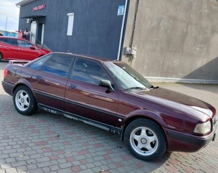 Красный Ауди 80, объемом двигателя 2 л и пробегом 296 тыс. км за 2200 $, фото 6 на Automoto.ua