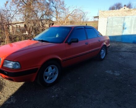 Червоний Ауді 80, об'ємом двигуна 2 л та пробігом 375 тис. км за 2300 $, фото 2 на Automoto.ua