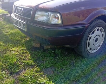 Красный Ауди 80, объемом двигателя 2 л и пробегом 250 тыс. км за 1800 $, фото 5 на Automoto.ua