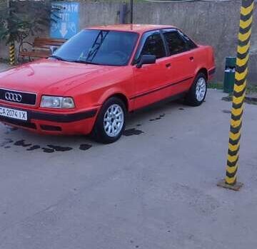 Красный Ауди 80, объемом двигателя 1.98 л и пробегом 150 тыс. км за 2300 $, фото 3 на Automoto.ua