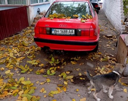 Красный Ауди 80, объемом двигателя 2 л и пробегом 50 тыс. км за 1100 $, фото 7 на Automoto.ua