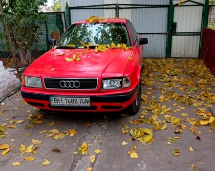 Красный Ауди 80, объемом двигателя 2 л и пробегом 50 тыс. км за 1100 $, фото 6 на Automoto.ua