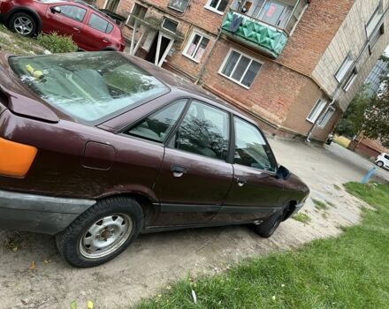 Червоний Ауді 80, об'ємом двигуна 1.8 л та пробігом 142 тис. км за 1250 $, фото 6 на Automoto.ua