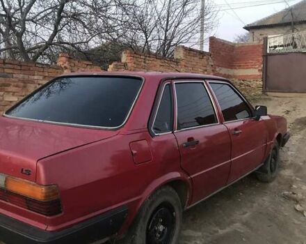 Красный Ауди 80, объемом двигателя 1.8 л и пробегом 265 тыс. км за 1400 $, фото 1 на Automoto.ua