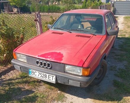 Червоний Ауді 80, об'ємом двигуна 1.6 л та пробігом 100 тис. км за 449 $, фото 1 на Automoto.ua