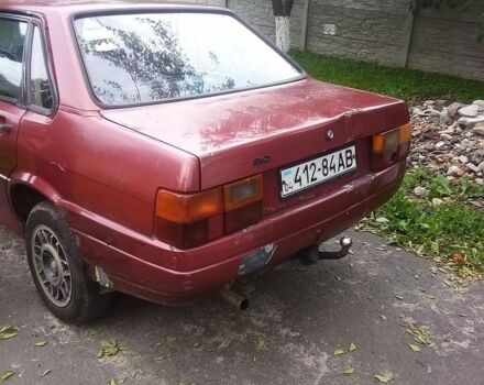 Красный Ауди 80, объемом двигателя 1.6 л и пробегом 585 тыс. км за 1000 $, фото 1 на Automoto.ua