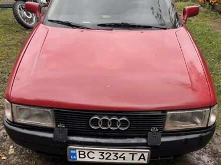 Червоний Ауді 80, об'ємом двигуна 1.78 л та пробігом 356 тис. км за 1500 $, фото 1 на Automoto.ua
