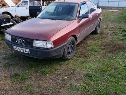Красный Ауди 80, объемом двигателя 1.8 л и пробегом 111 тыс. км за 1200 $, фото 1 на Automoto.ua