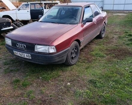 Красный Ауди 80, объемом двигателя 1.8 л и пробегом 111 тыс. км за 1200 $, фото 1 на Automoto.ua