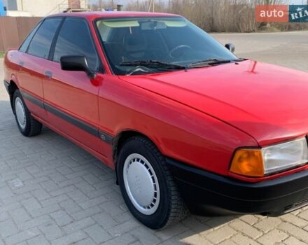 Червоний Ауді 80, об'ємом двигуна 1.6 л та пробігом 200 тис. км за 1850 $, фото 1 на Automoto.ua
