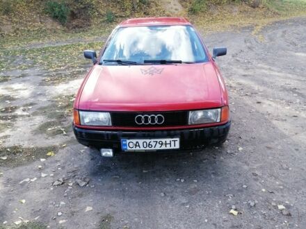 Красный Ауди 80, объемом двигателя 1 л и пробегом 111 тыс. км за 1250 $, фото 1 на Automoto.ua