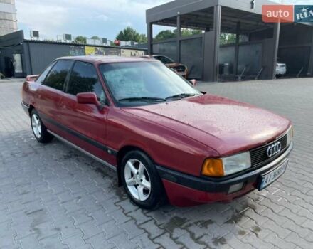 Красный Ауди 80, объемом двигателя 1.78 л и пробегом 430 тыс. км за 1900 $, фото 1 на Automoto.ua