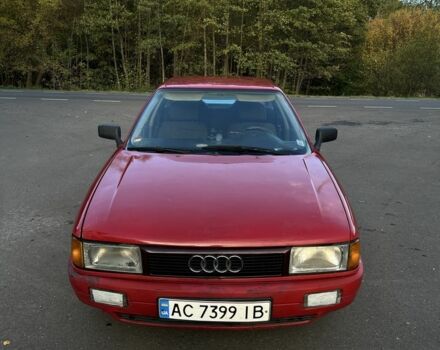 Красный Ауди 80, объемом двигателя 1.8 л и пробегом 2 тыс. км за 1355 $, фото 1 на Automoto.ua
