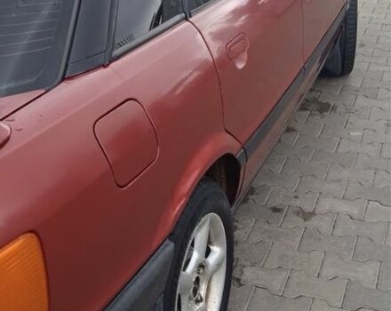 Красный Ауди 80, объемом двигателя 1.8 л и пробегом 450 тыс. км за 1500 $, фото 1 на Automoto.ua