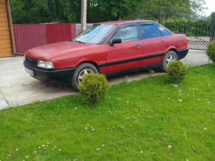 Ауди 80 1988 в Долине на Automoto.ua Красный Ауди 80, объемом двигателя 1.8 л и пробегом 200 тыс. км за 1202 $, фото 1 на Automoto.ua