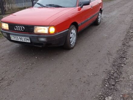 Червоний Ауді 80, об'ємом двигуна 1.6 л та пробігом 355 тис. км за 1450 $, фото 1 на Automoto.ua