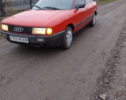 Червоний Ауді 80, об'ємом двигуна 1.6 л та пробігом 355 тис. км за 1450 $, фото 1 на Automoto.ua