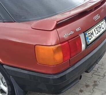 Червоний Ауді 80, об'ємом двигуна 1.8 л та пробігом 450 тис. км за 1500 $, фото 1 на Automoto.ua
