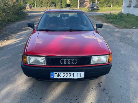 Червоний Ауді 80, об'ємом двигуна 1.8 л та пробігом 270 тис. км за 2200 $, фото 1 на Automoto.ua