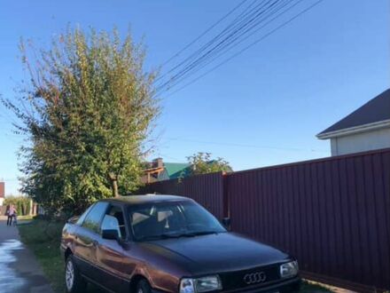 Красный Ауди 80, объемом двигателя 1.8 л и пробегом 3 тыс. км за 750 $, фото 1 на Automoto.ua