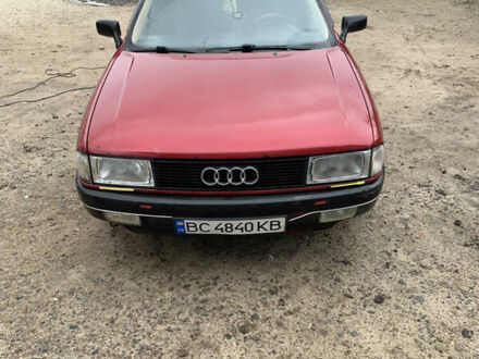 Ауди 80 1988 в Львове на Automoto.ua Красный Ауди 80, объемом двигателя 1.78 л и пробегом 303 тыс. км за 1100 $, фото 1 на Automoto.ua