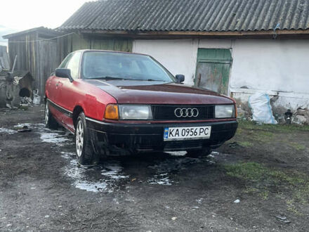 Красный Ауди 80, объемом двигателя 1.78 л и пробегом 180 тыс. км за 1500 $, фото 1 на Automoto.ua