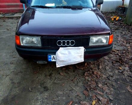 Красный Ауди 80, объемом двигателя 1.6 л и пробегом 0 тыс. км за 1300 $, фото 1 на Automoto.ua